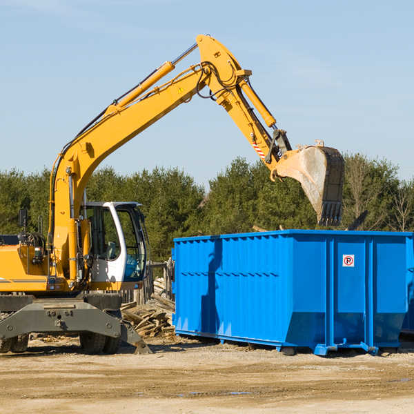 can i choose the location where the residential dumpster will be placed in Natural Steps AR